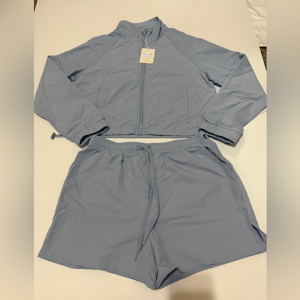 Active USA Light Blue Athletic Shorts